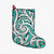 Polynesian Maori Ethnic Ornament Turquoise Christmas Stocking - Polynesian Pride