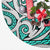 Polynesian Maori Ethnic Ornament Turquoise Tree Skirt - Polynesian Pride