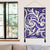 Polynesian Maori Ethnic Ornament Violet Hanging Poster - AH Hanging Poster 50 x 75 cm Cotton And Linen - Polynesian Pride