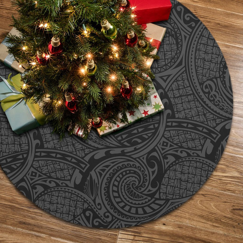 Polynesian Maori Lauhala Gray Tree Skirt 85x85 cm Gray Tree Skirt - Polynesian Pride