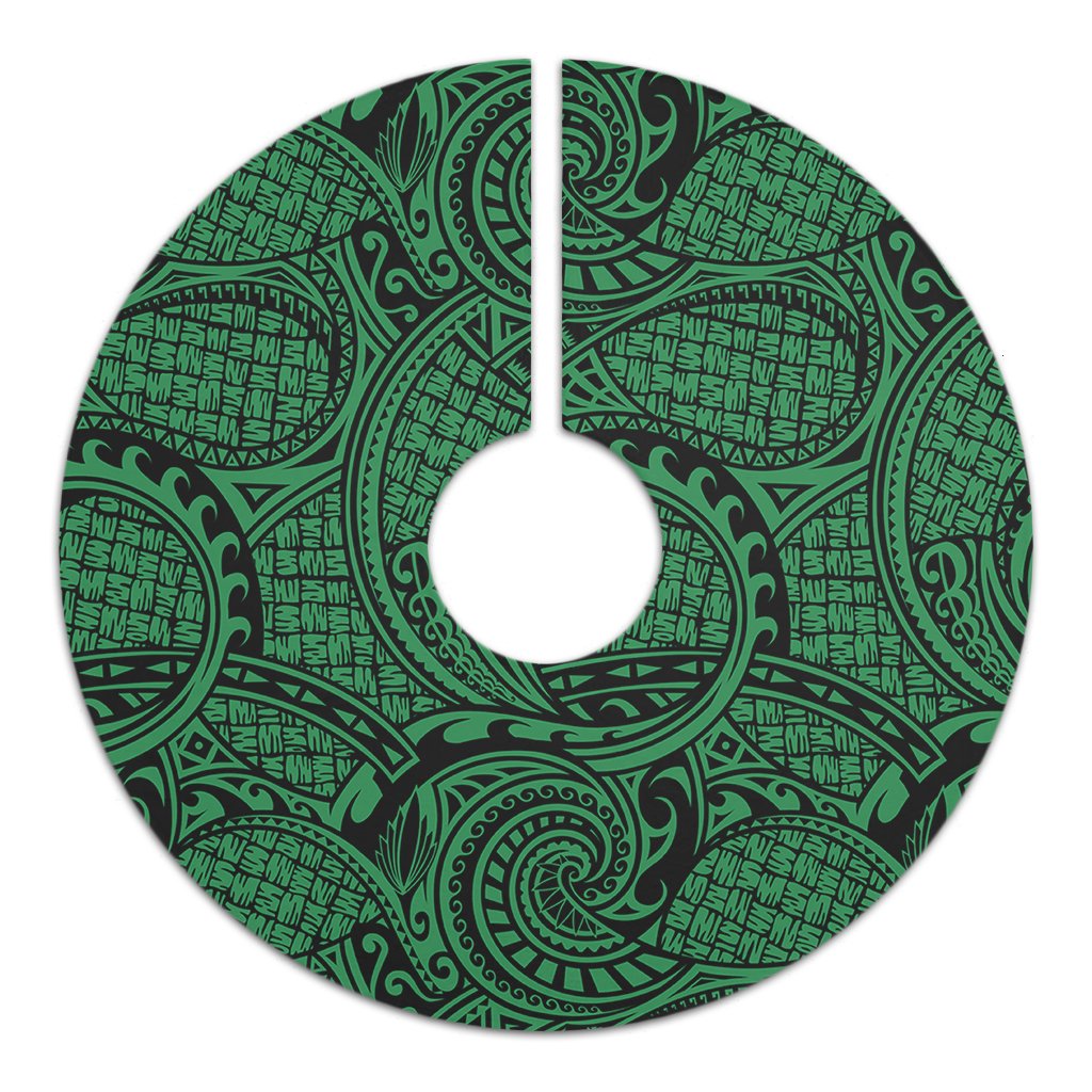 Polynesian Maori Lauhala Green Tree Skirt - Polynesian Pride