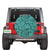 Polynesian Maori Lauhala Turquoise Hawaii Spare Tire Cover - Polynesian Pride