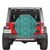 Polynesian Symmetry Turquoise Hawaii Spare Tire Cover - Polynesian Pride