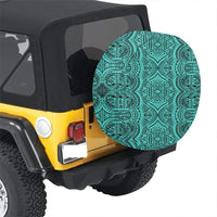 Polynesian Symmetry Turquoise Hawaii Spare Tire Cover - Polynesian Pride