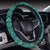 Polynesian Symmetry Turquoise Hawaii Steering Wheel Cover with Elastic Edge - Polynesian Pride