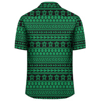 Polynesian Tattoo tribal Green Hawaiian Shirt - Polynesian Pride