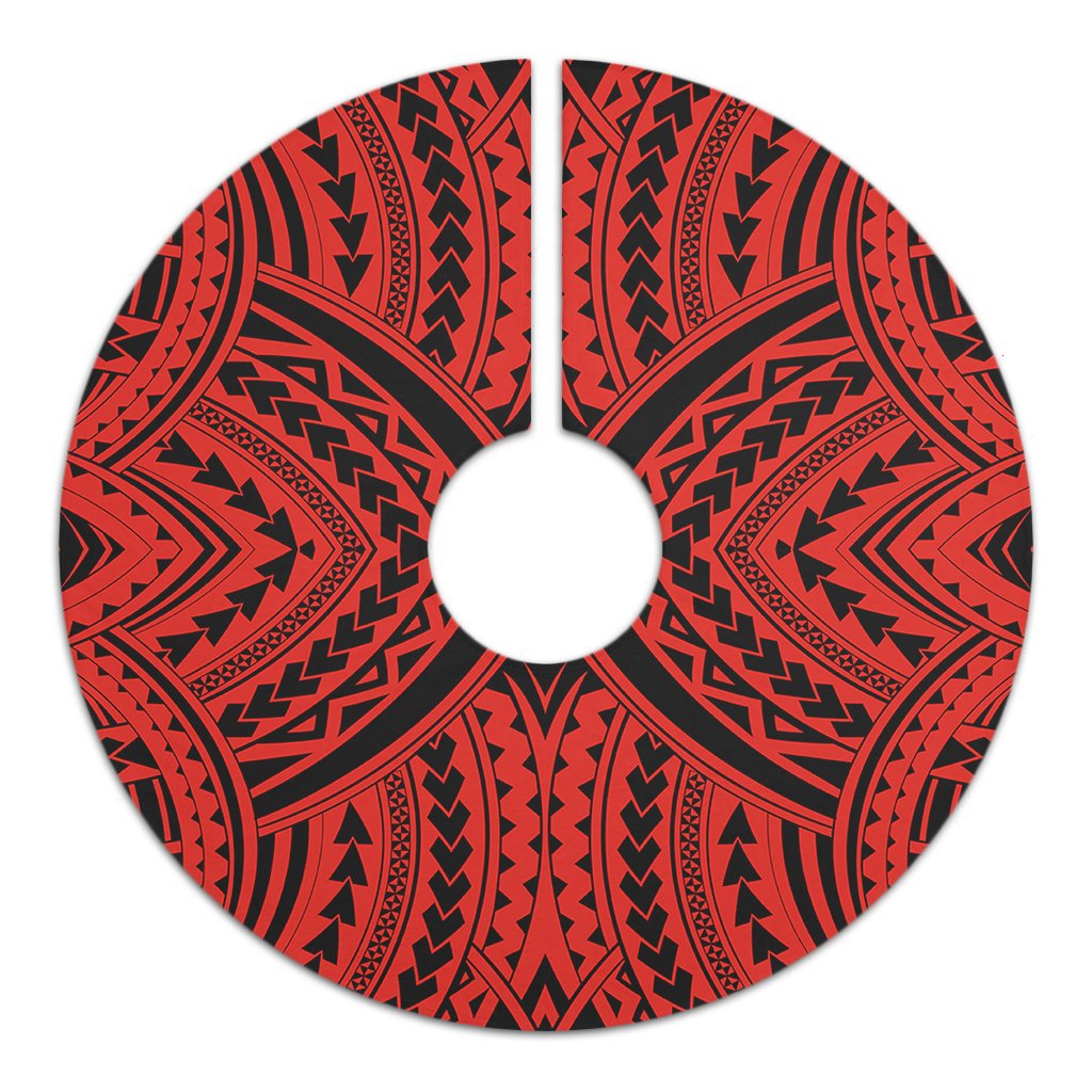 Polynesian Tradition Red Tree Skirt - Polynesian Pride