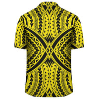 Polynesian Tradition Yellow Hawaiian Shirt - Polynesian Pride