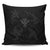 Polynesian Turtle Hammerhead Shark Ray Kanaka Hawaii Pillow Covers Circle Grey - AH Pillow Covers Black - Polynesian Pride