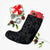 Polynesian Turtle Palm And Sea Pebbles Gray Christmas Stocking - Polynesian Pride