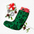 Polynesian Turtle Palm And Sea Pebbles Green Christmas Stocking - Polynesian Pride