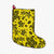 Polynesian Turtle Palm And Sea Pebbles Yellow Christmas Stocking - Polynesian Pride