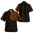 Polynesian Hawaiian Shirt - Polynesian Tattoo Style Version 2 Orange - Polynesian Pride