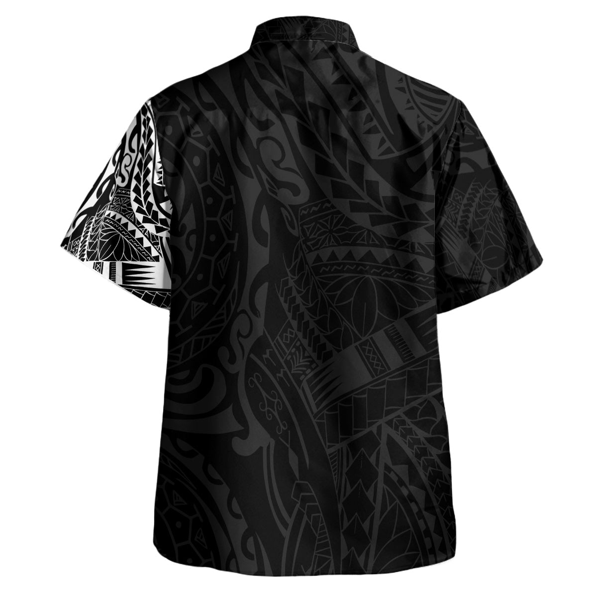 Polynesian Hawaiian Shirt - Polynesian Tattoo Style Version 2 White - Polynesian Pride