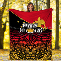PNG Rugby The Kumuls Premium Blanket LT6 - Polynesian Pride