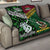 New Zealand And Vanuatu Premium Quilt Together - Green LT8 - Polynesian Pride