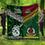 New Zealand And Vanuatu Premium Quilt Together - Green LT8 Green - Polynesian Pride