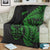 New Zealand Haka Rugby Maori Premium Blanket Silver Fern Vibes - Green LT8 - Polynesian Pride