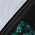 New Zealand Haka Rugby Maori Premium Blanket Silver Fern Vibes - Turquoise LT8 - Polynesian Pride