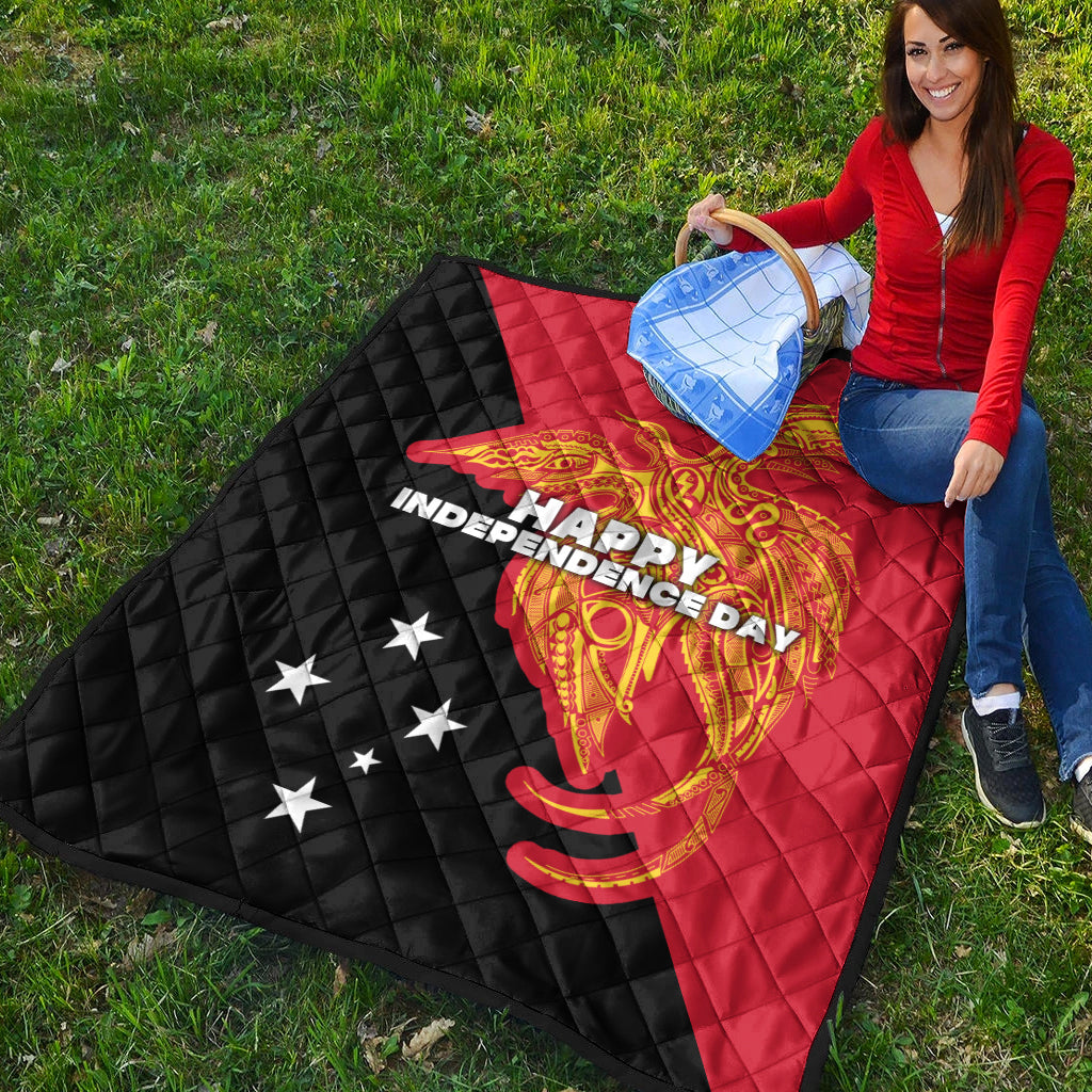 Papua New Guinea Premium Quilt Independence Day Flag Style LT16 - Polynesian Pride