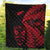 New Zealand Haka Rugby Maori Premium Quilt Silver Fern Vibes - Red LT8 - Polynesian Pride