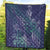 Hawaii Premium Quilt - King Of Hawaii With Hawaiian Girls Purple Version - Polynesian Pride