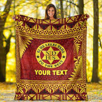 (Custom Personalised) Tonga Niuatoputapu High School Premium Blanket Simplified Version LT8 - Polynesian Pride