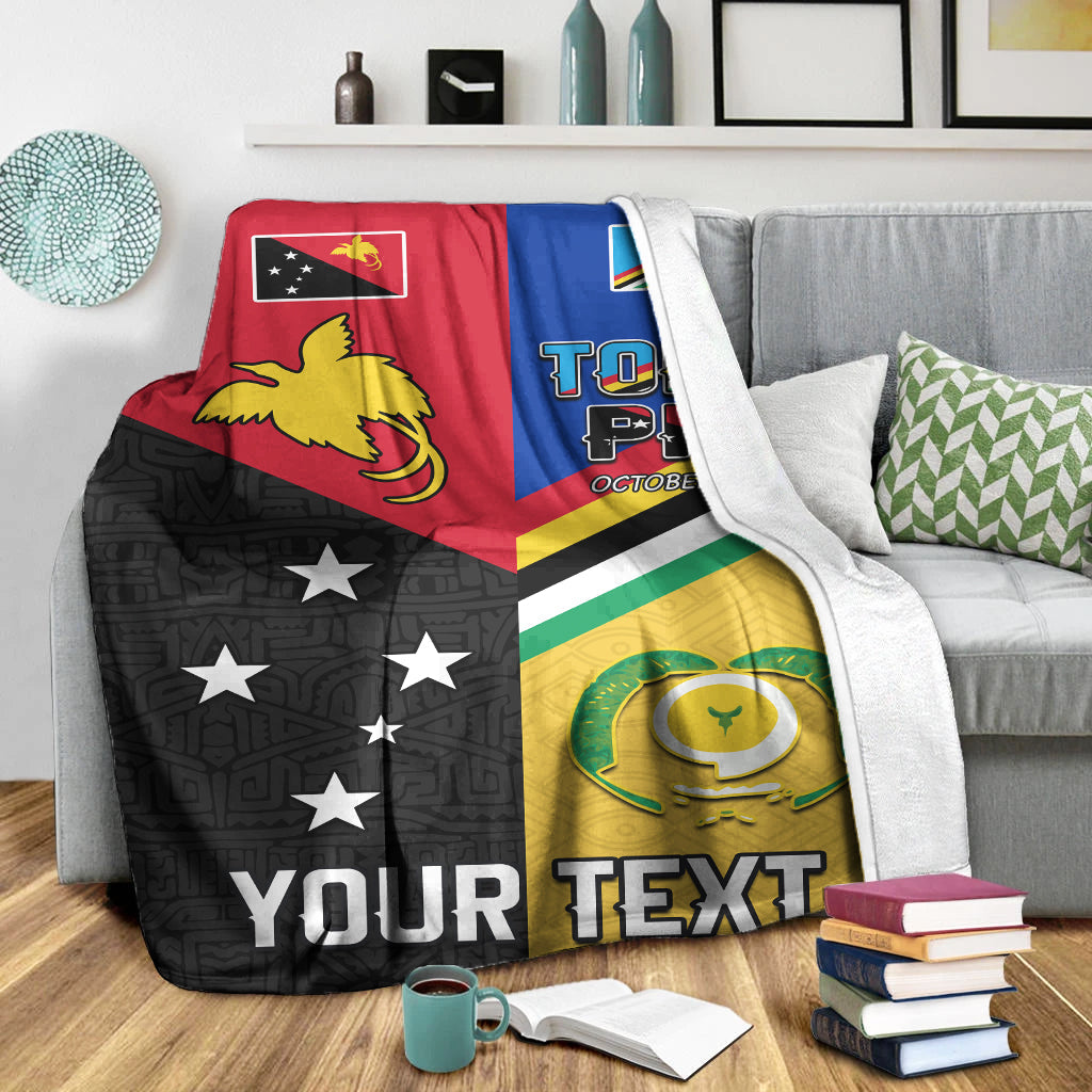 (Custom Personalised) Torba PNG Day Premium Blanket 2022 Simple Polynesia LT13 - Polynesian Pride
