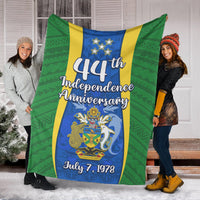 Solomon Islands Day Premium Blanket 44 Years Independence Anniversary LT13 - Polynesian Pride