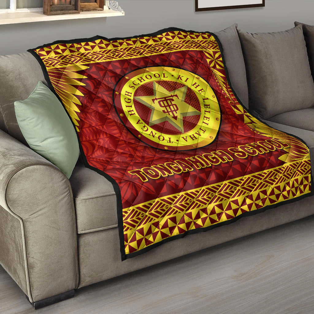 Tonga High School Premium Quilt Simplified Version LT8 - Polynesian Pride