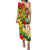 Aloha Poly Fest Puletasi Dress Polynesian Pattern With Tropical Flowers LT14 Women Reggae - Polynesian Pride