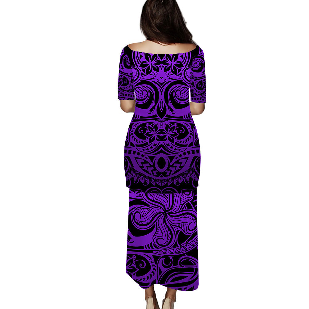Polynesian Pride Puletasi Dress Polynesian Special Symbol Ver.06 LT14 - Polynesian Pride