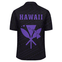 Kakau Polynesian Kanaka Map Hawaii Shirt - Purple - Polynesian Pride