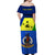 Malampa Province Off Shoulder Long Dress Vanuatu Proud LT13 - Polynesian Pride