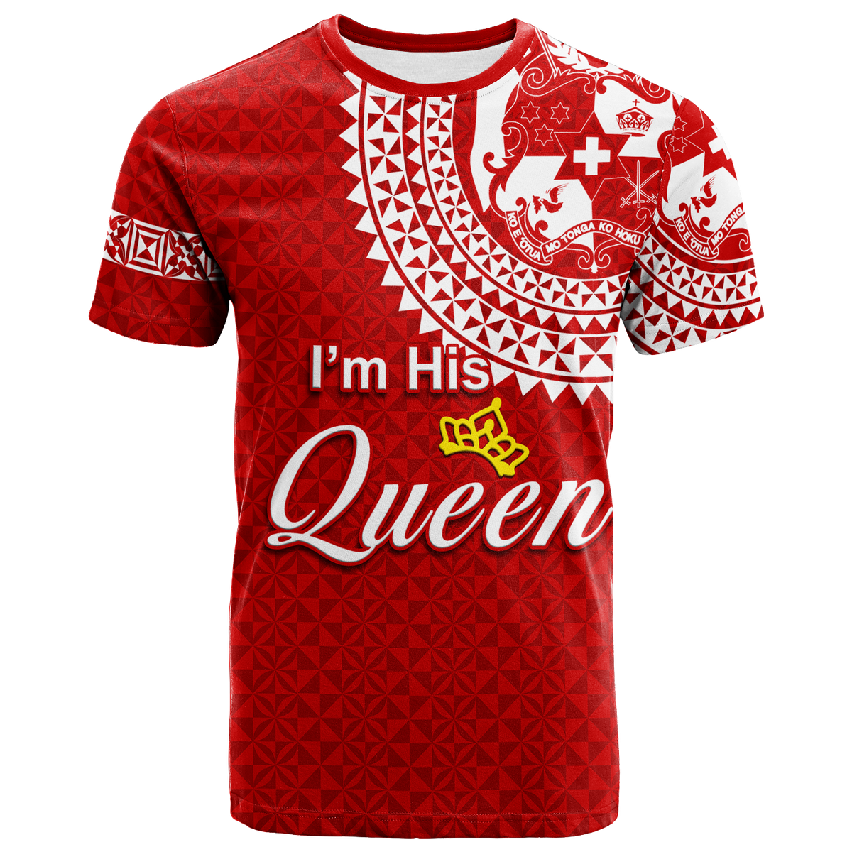 Valentine Day Tonga Couple Love T Shirt Tongan Turtle LT12 No Men - Polynesian Pride