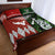 New Zealand And Tonga Quilt Bed Set Together - Green LT8 - Polynesian Pride