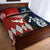 New Zealand And Tonga Quilt Bed Set Together - Blue LT8 - Polynesian Pride