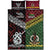 New Zealand And Vanuatu Quilt Bed Set Together - Red LT8 - Polynesian Pride