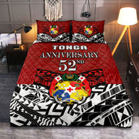 Tonga Quilt Bed Set Independence Anniversary Special Version 2022 LT14 Red - Polynesian Pride