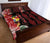 Tonga Quilt Bed Set Diamond Style Mix Hibiscus - Black LT7 - Polynesian Pride