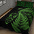 New Zealand Haka Rugby Maori Quilt Bed Set Silver Fern Vibes - Green LT8 - Polynesian Pride