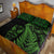 New Zealand Haka Rugby Maori Quilt Bed Set Silver Fern Vibes - Green LT8 - Polynesian Pride