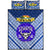 Mate Ma'a Tonga Quilt Bed Set Leimatu'a Bulls Creative Style - Blue NO.1 LT8 - Polynesian Pride