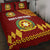 Tonga Vava'u High School Quilt Bed Set Simple Style - Maroon LT8 Maroon - Polynesian Pride