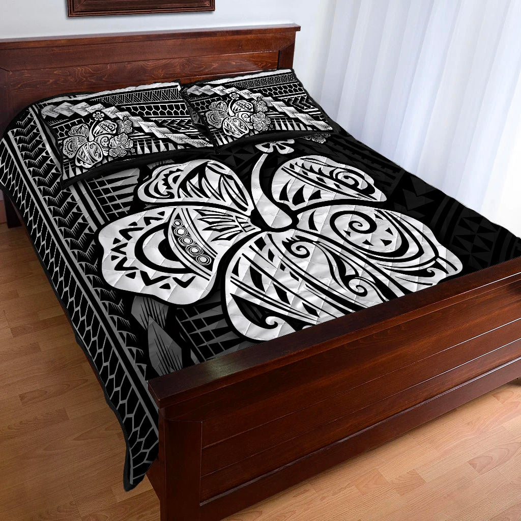 Polynesian Hibiscus Quilt Bed Set Hawaiian Style No.4 LT6 - Polynesian Pride