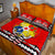 (Custom Personalised) Tonga Ngatu Quilt Bed Set Red Style LT6 - Polynesian Pride