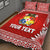 (Custom Personalised) Tonga Coat Of Arms Quilt Bed Set Simplified Version - Red LT8 - Polynesian Pride