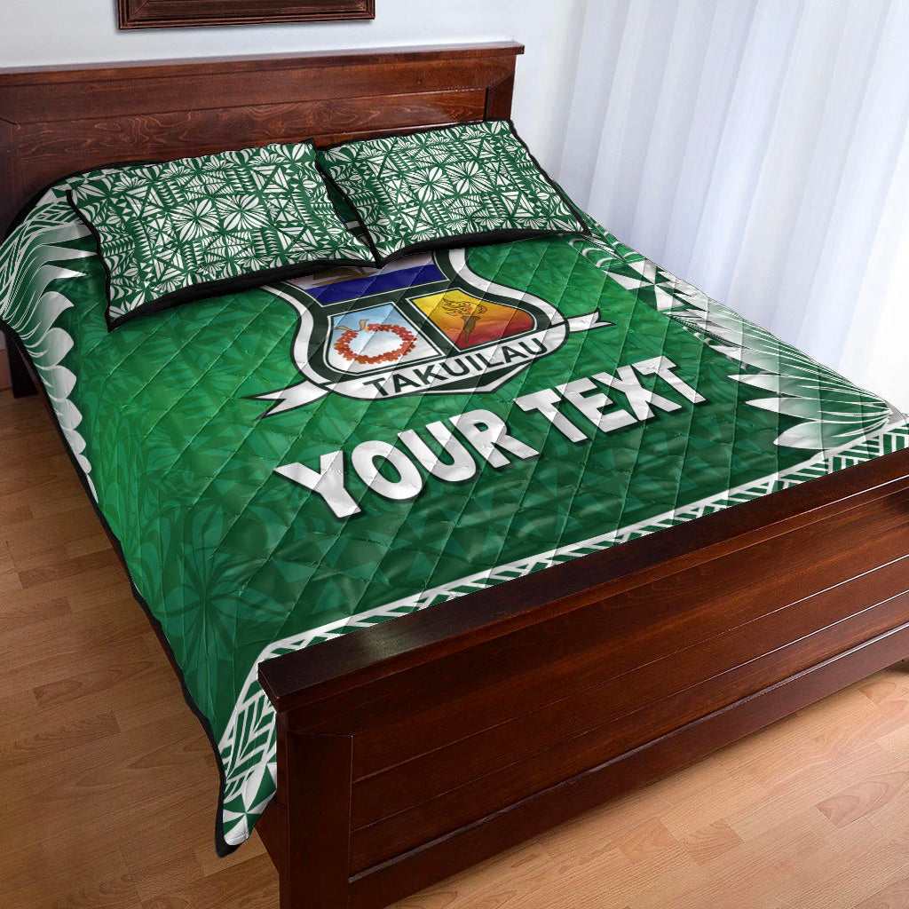 (Custom Personalised) Tonga Takuilau College Quilt Bed Set Simplified Version LT8 - Polynesian Pride