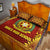 Tonga Vava'u High School Quilt Bed Set Simplified Version - Maroon LT8 - Polynesian Pride