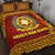 Tonga Vava'u High School Quilt Bed Set Simplified Version - Maroon LT8 - Polynesian Pride